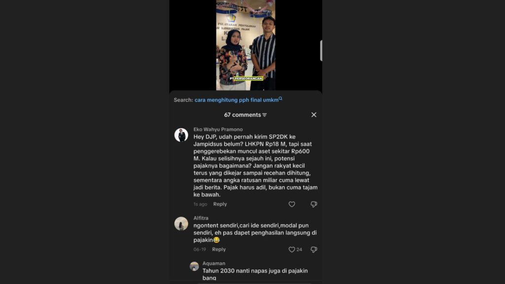 DJP Disentil Eko Wahyu soal Isu Aset Jampidsus: Pajak Harus Adil