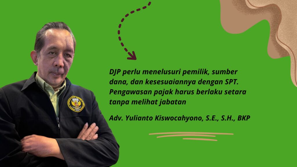 Kasus Febrie Adriansyah, DJP Didorong Periksa Kesesuaian Harta dan SPT