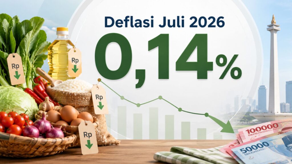 Juli 2026 Deflasi, BPS Soroti Penurunan Harga Pangan