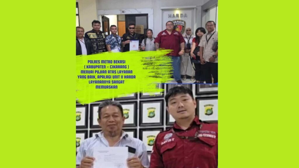 Hairil Tami Apresiasi Kinerja Unit II Harda Polres Metro Bekasi
