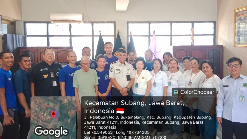 Bawa Pesan Kasih dan Penguatan Rohani, Benni Rusli Layani Warga Binaan Lapas Subang